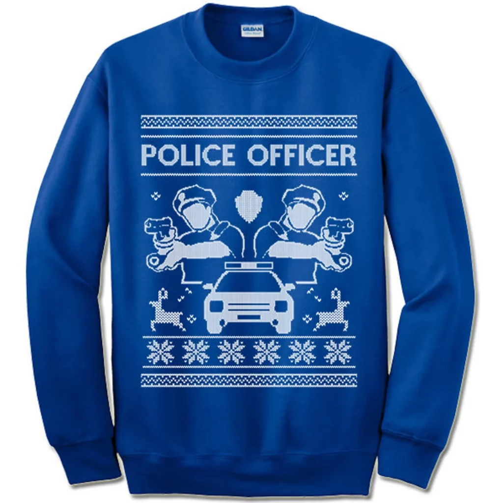 Police Officer Ugly Sweater