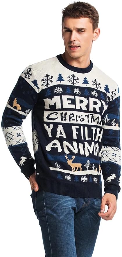Merry Christmas You Filthy Animal Ugly Christmas Sweaters