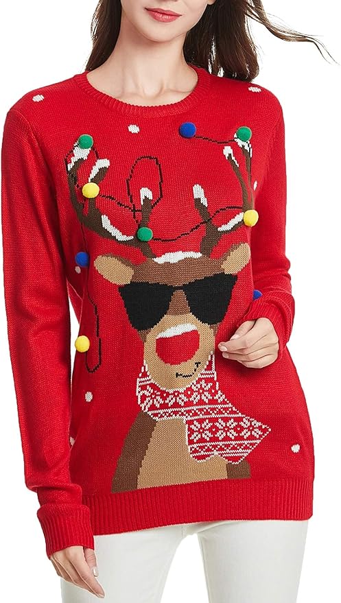 Women’s Christmas Reindeer Sweater