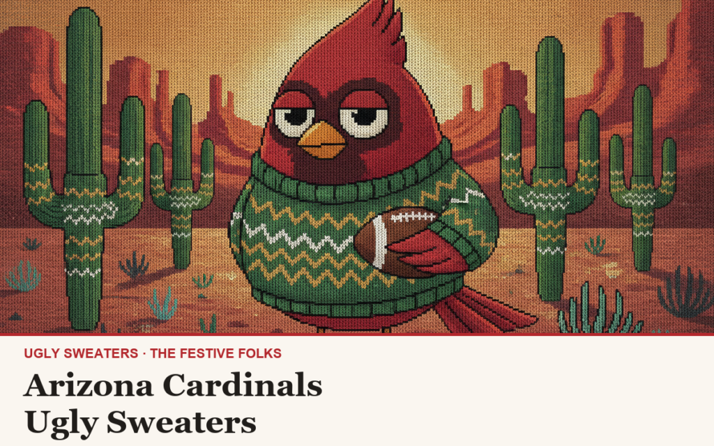 Arizona Cardinals Ugly Sweaters