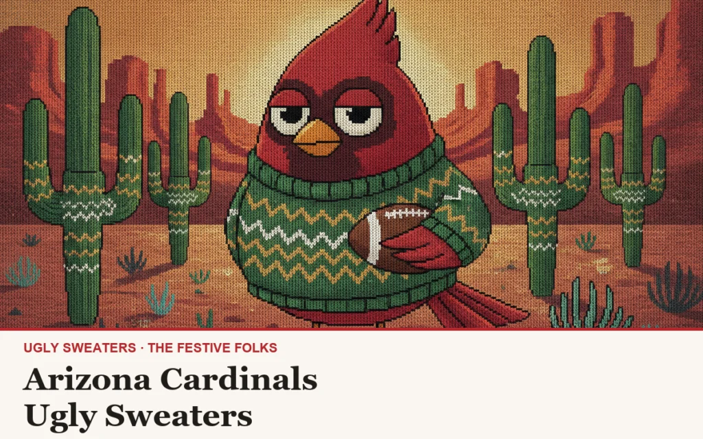 Arizona Cardinals Ugly Sweaters