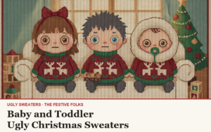 Baby and Toddler Ugly Christmas Sweaters