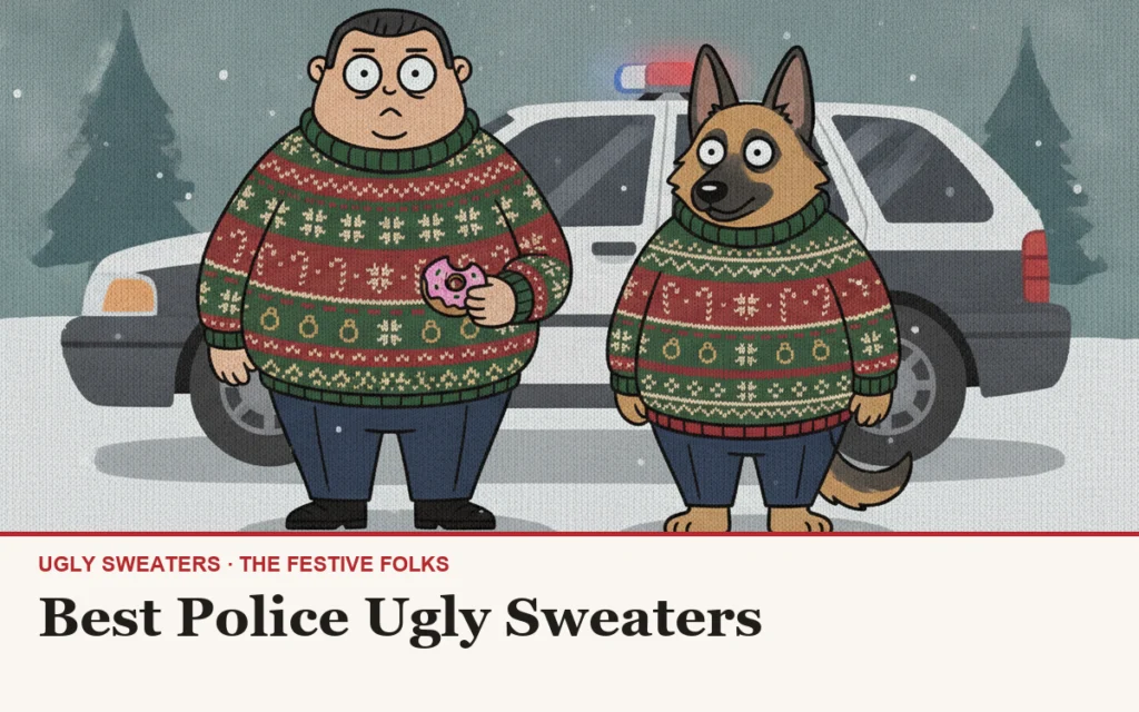 Best Police Ugly Sweaters