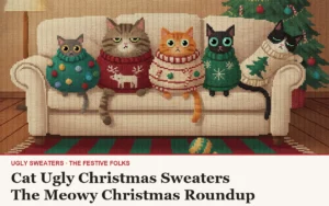 Cat Ugly Christmas Sweaters: The Meowy Christmas Roundup
