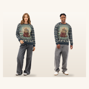Chill Capybara Couples Matching Set | Two Sweatshirts, One Design