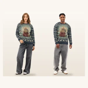Chill Capybara Couples Matching Set | Two Sweatshirts, One Design