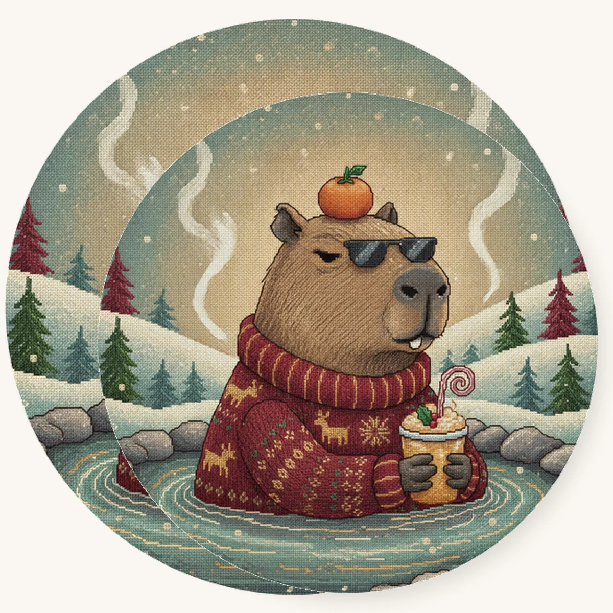 chill-capybara-couples-tee-set