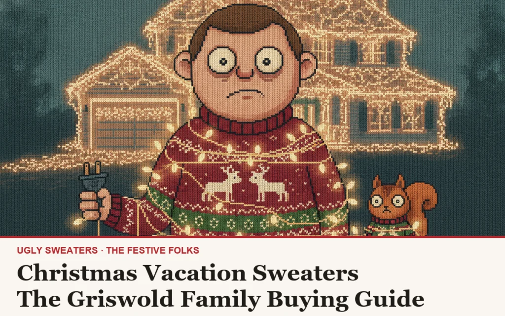 Christmas Vacation Sweaters: The Griswold Family Buying Guide