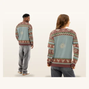 Cold Turkey Matching Ugly Christmas Sweaters for Couples | Two Sweatshirts