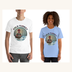 Cold Turkey Couples Matching Set | Two Tees, One Design