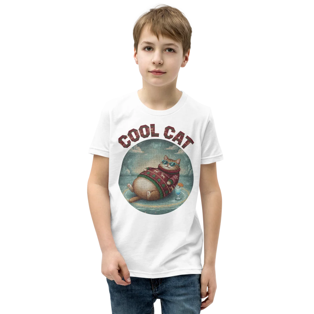 Cool Cat Kids' Ugly Christmas Tee