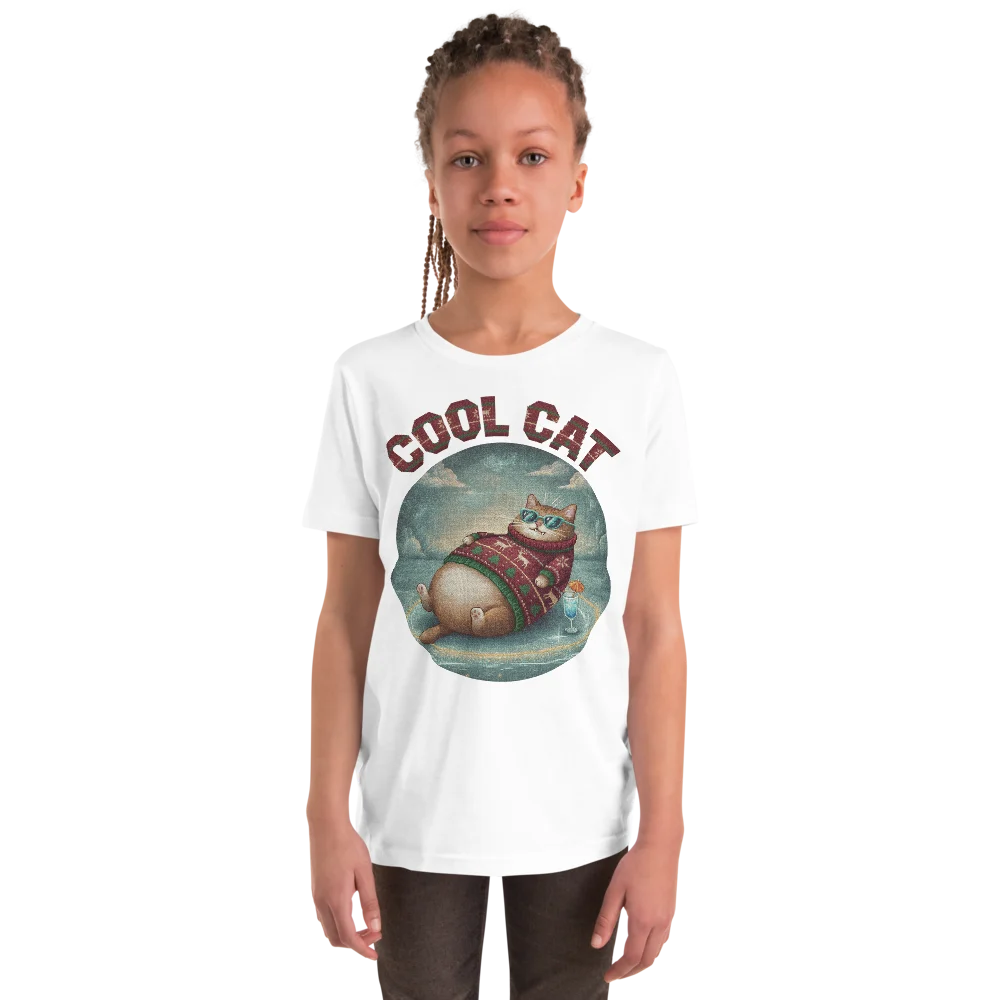 Cool Cat Kids' Ugly Christmas Tee