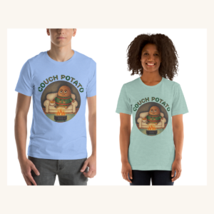 Couch Potato Couples Matching Set | Two Tees, One Design