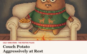 Couch Potato: The Ugly Christmas Sweater That Refuses to Get Up