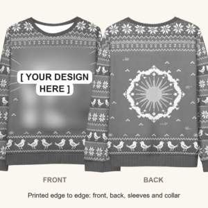 Custom All-Over-Print Sweatshirt | Your Design, Everywhere