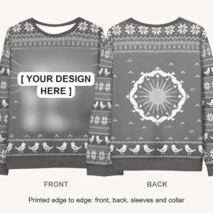 Custom All-Over-Print Sweatshirt | Your Design, Everywhere