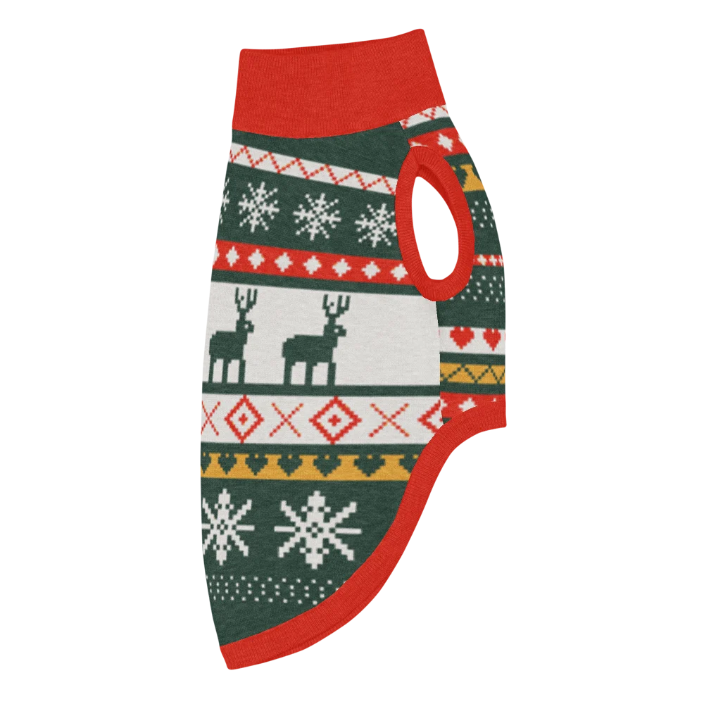 Reindeer Classic Knitted Pet Sweater