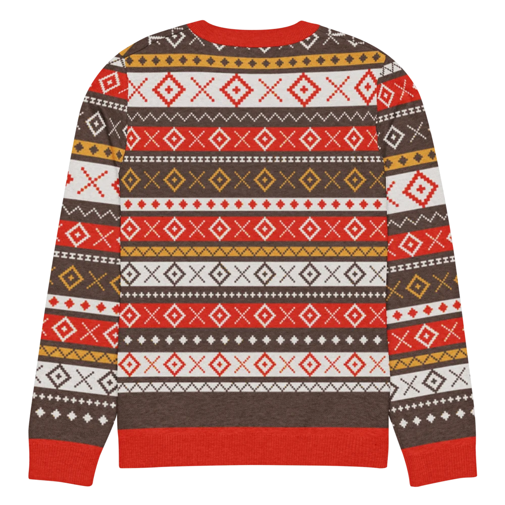 Fair Isle Allover Knitted Christmas Sweater