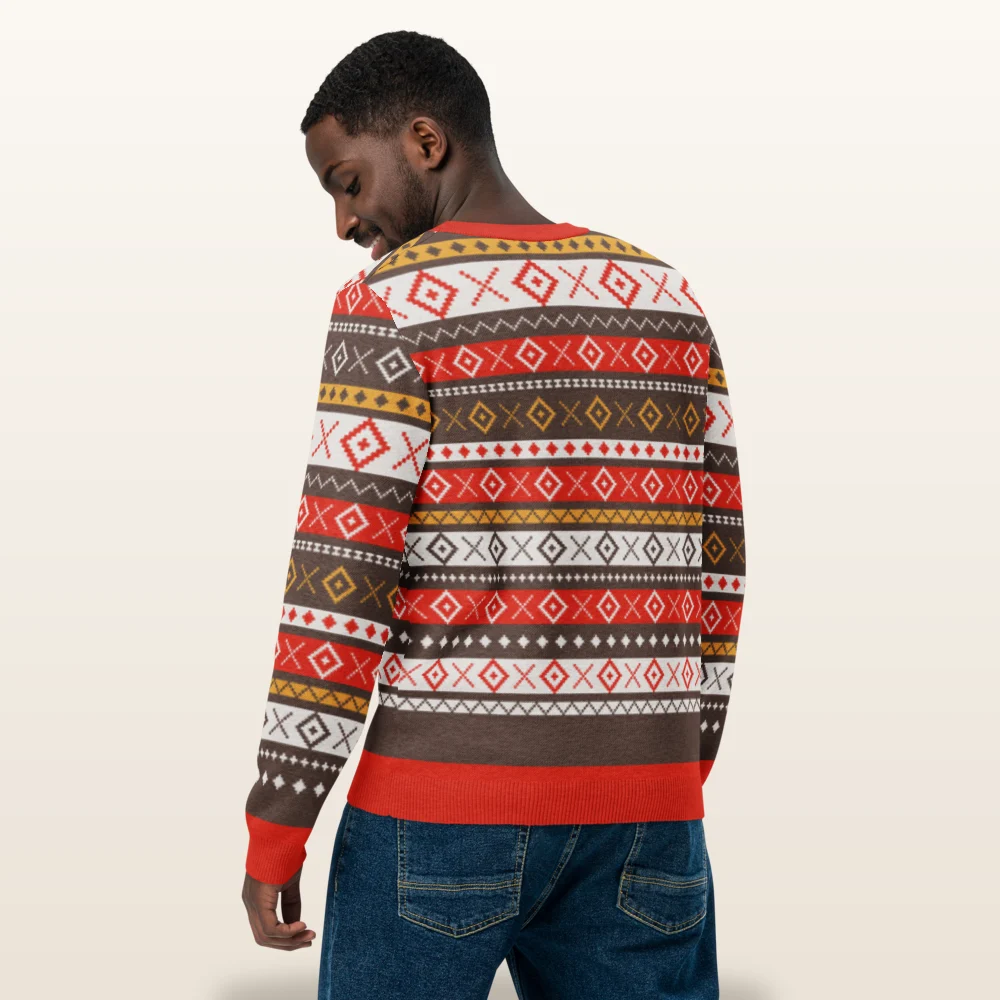 Fair Isle Allover Knitted Christmas Sweater