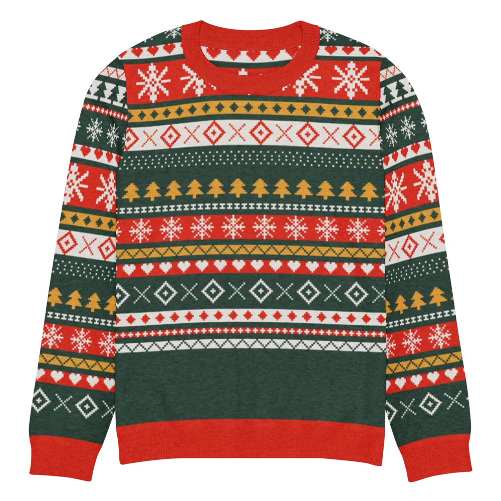 Christmas Sampler Knitted Christmas Sweater