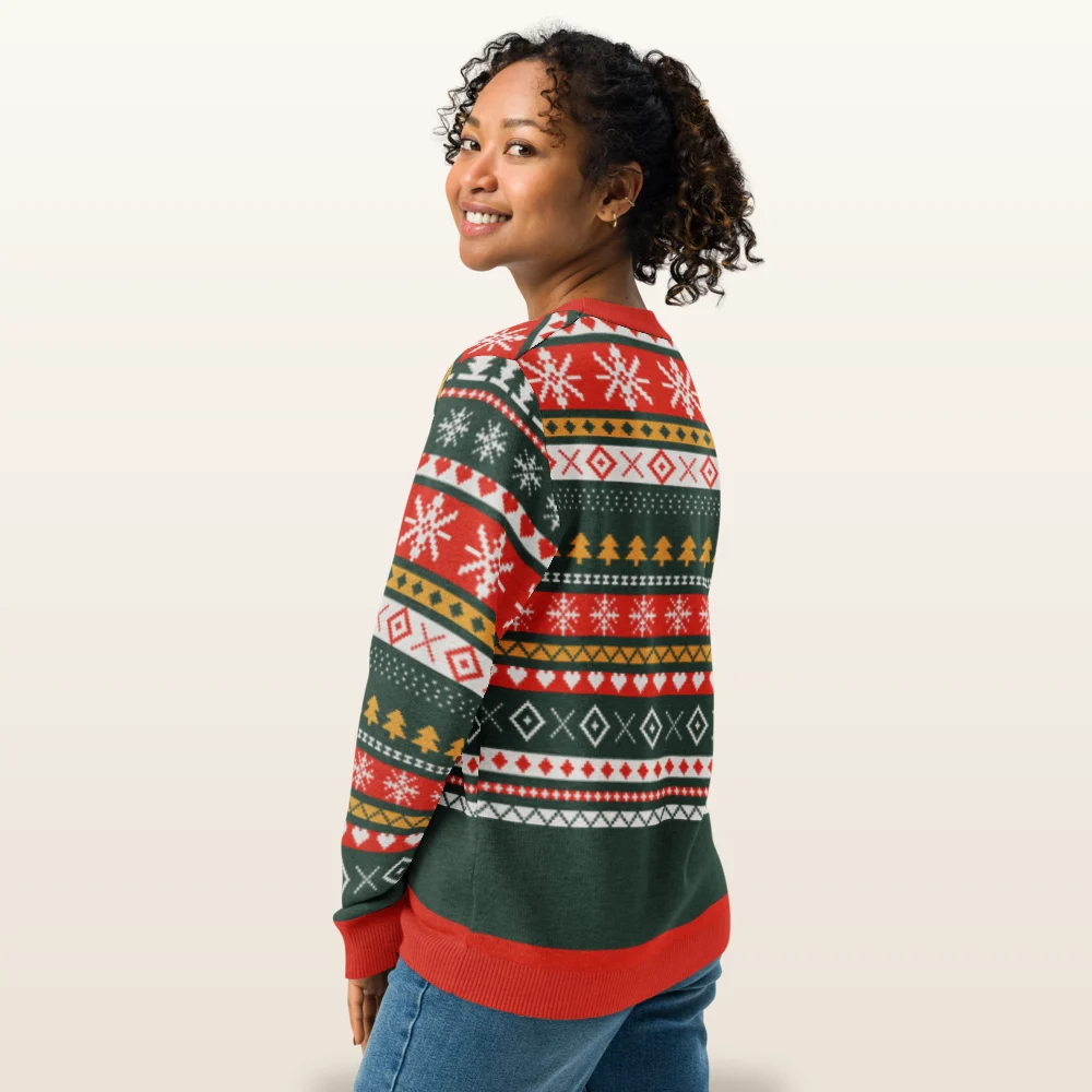 Christmas Sampler Knitted Christmas Sweater