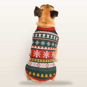 Christmas Sampler Knitted Pet Sweater