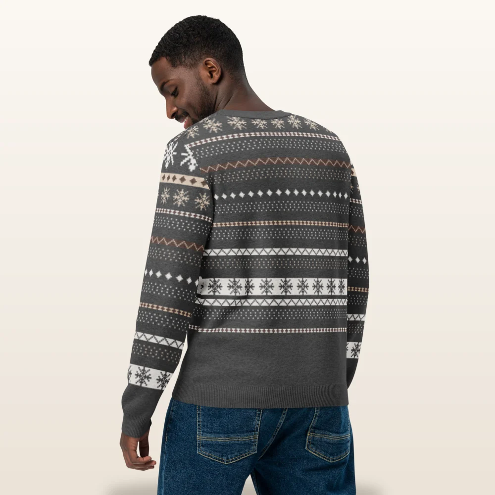 Icelandic Yoke Knitted Christmas Sweater