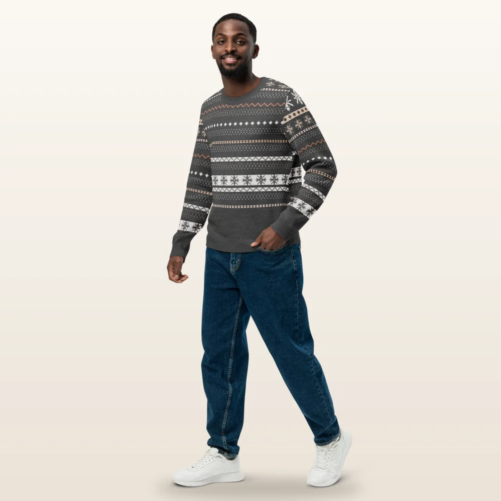 Icelandic Yoke Knitted Christmas Sweater