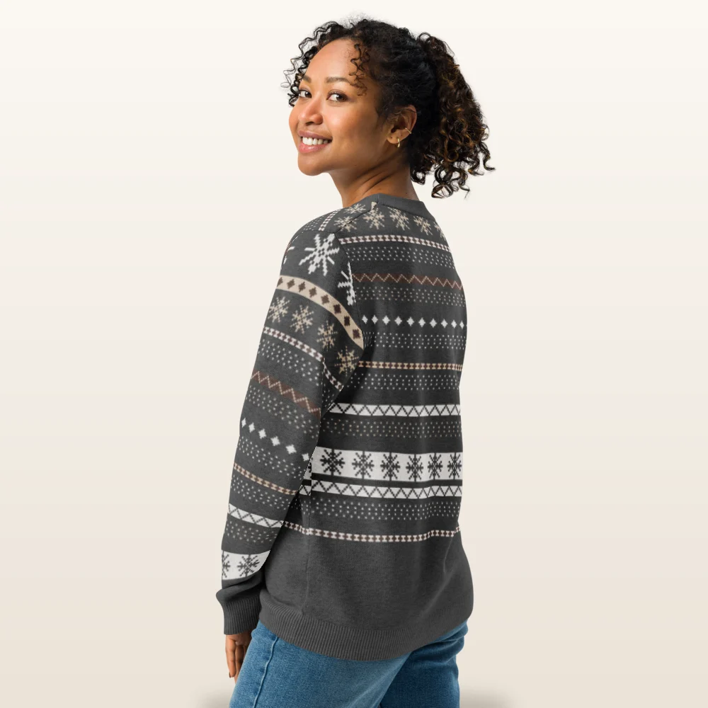 Icelandic Yoke Knitted Christmas Sweater
