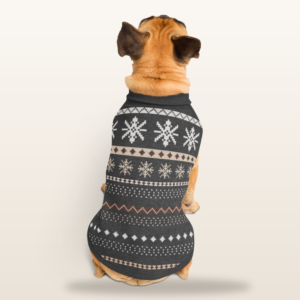 Icelandic Yoke Knitted Pet Sweater