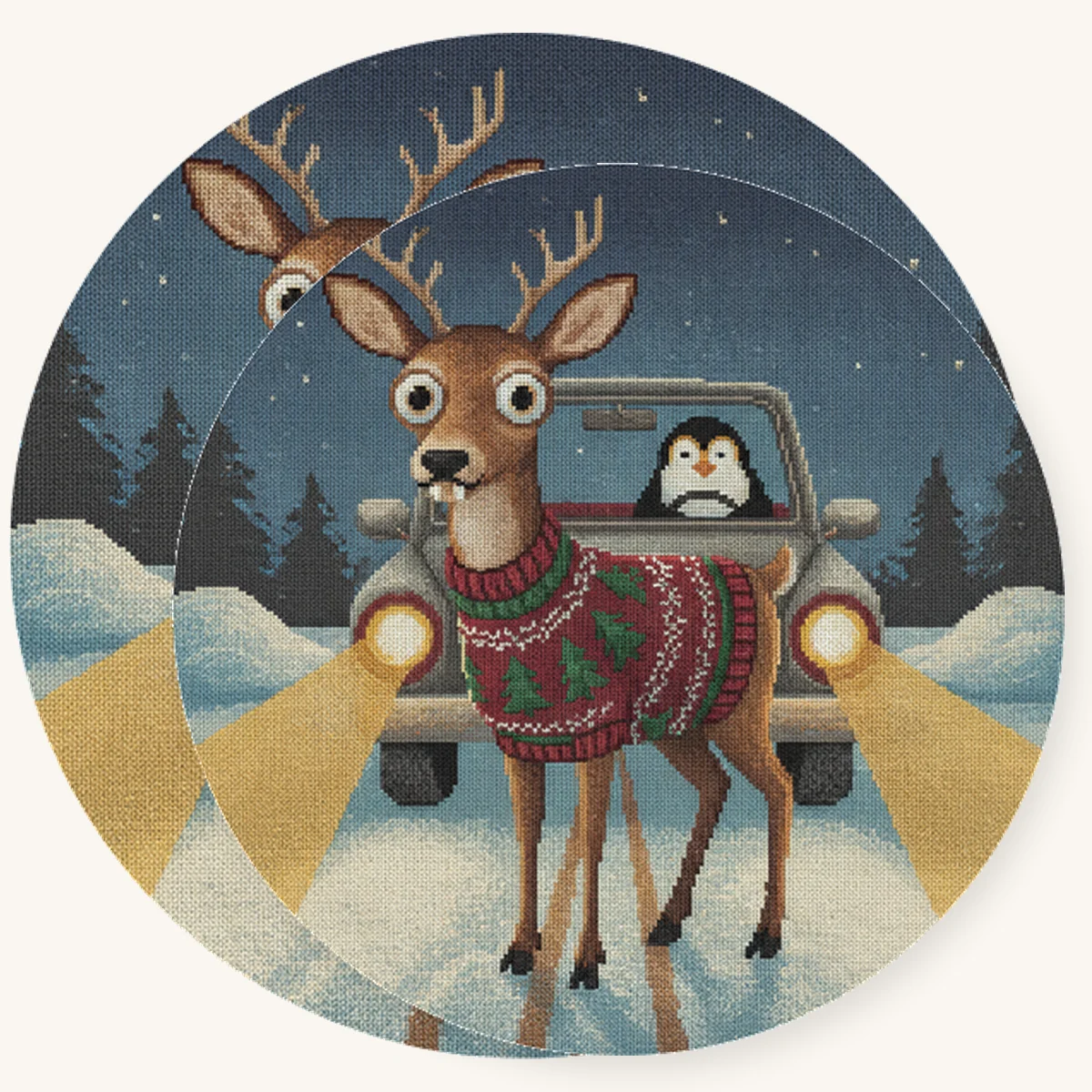 deer-in-headlights-couples-tee-set