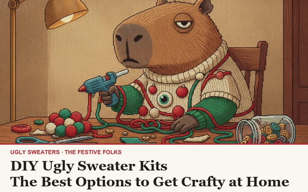 DIY Ugly Sweater Kits: The Best Options to Get Crafty at Home