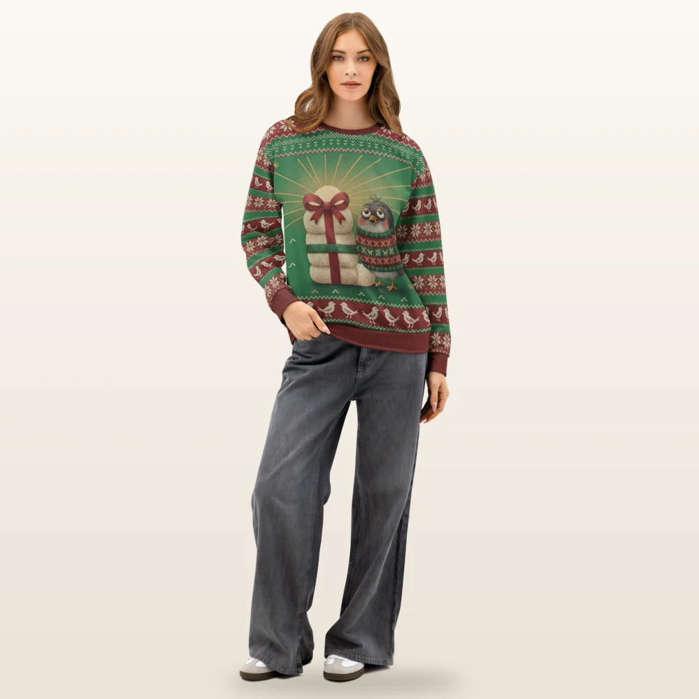 Early Bird Ugly Christmas Sweater, Sweatshirt
