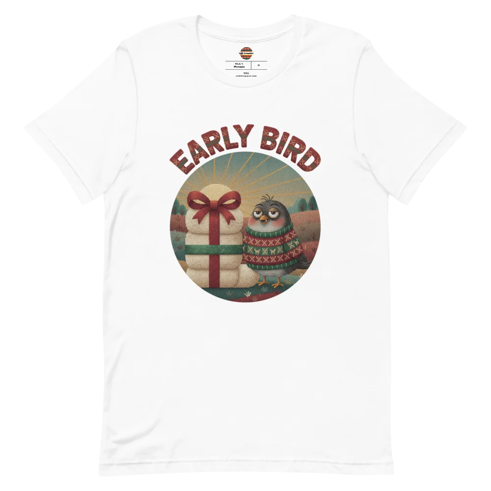 Early Bird Ugly Christmas Tee