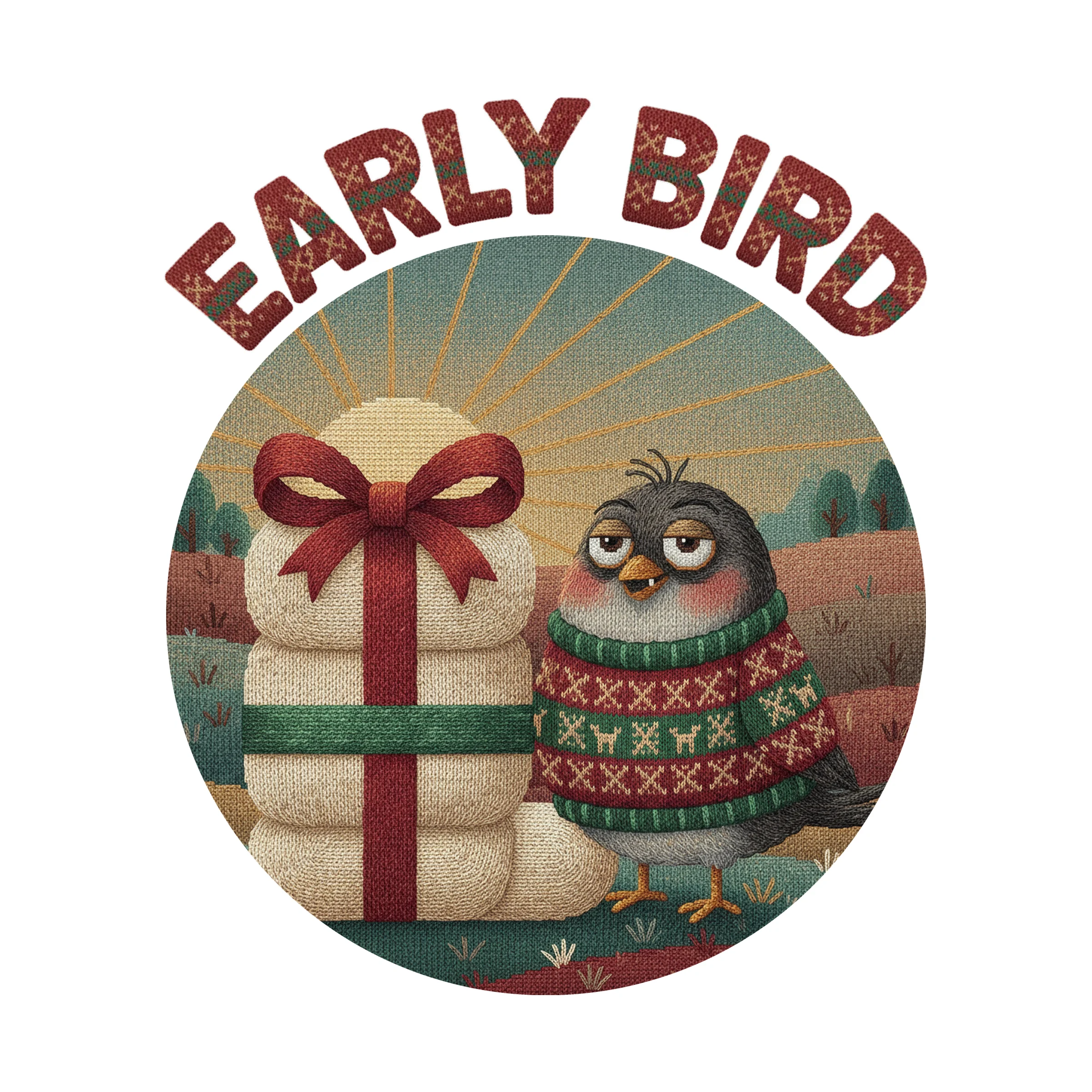 Early Bird Ugly Christmas Tee
