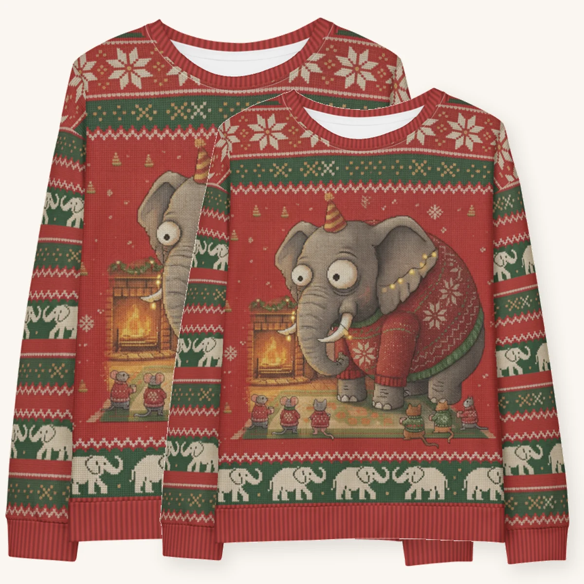 elephant-in-the-room-couples-sweatshirt-set