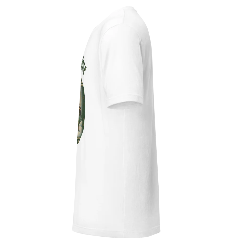 Green Bay Fan Ugly Christmas Tee, Pure White view 5