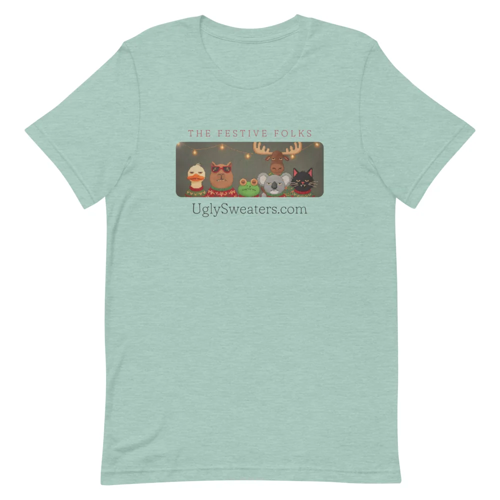 The Festive Folks Tee, Green