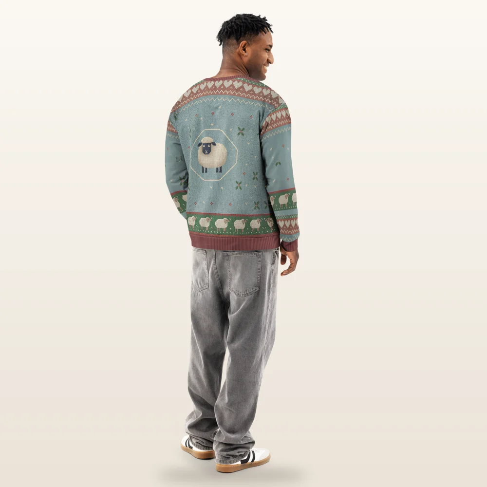 Fleece Navidad Ugly Christmas Sweater, Sweatshirt