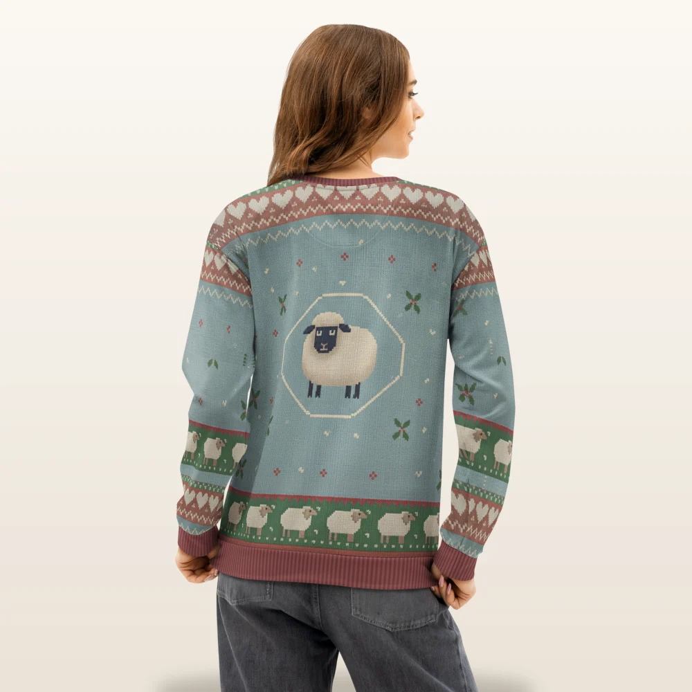 Fleece Navidad Ugly Christmas Sweater, Sweatshirt