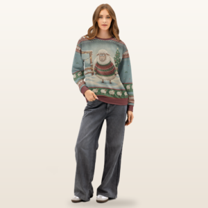 Fleece Navidad Ugly Christmas Sweater, Sweatshirt