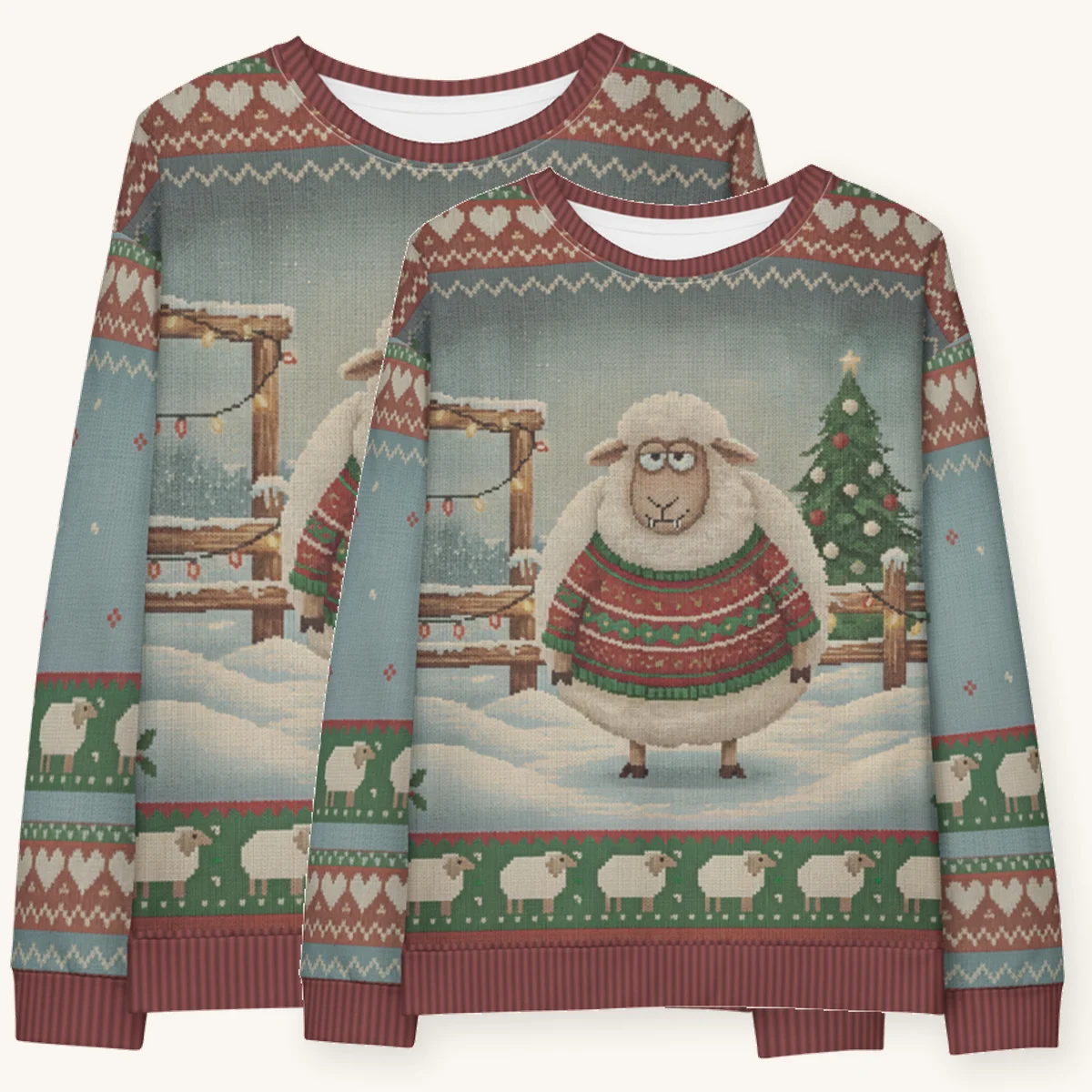 fleece-navidad-couples-sweatshirt-set