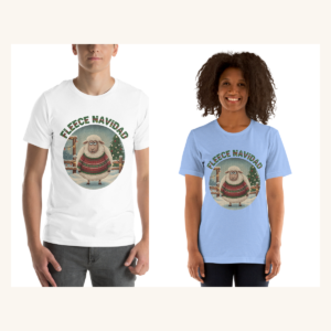 Fleece Navidad Couples Matching Set | Two Tees, One Design
