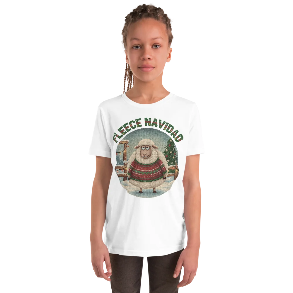 Fleece Navidad Kids' Ugly Christmas Tee