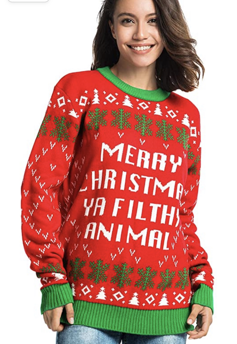 Home Alone Ugly Christmas Sweater for girls