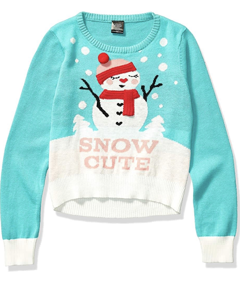 Cold Crush Girls' Ugly Christmas Sweater for girls