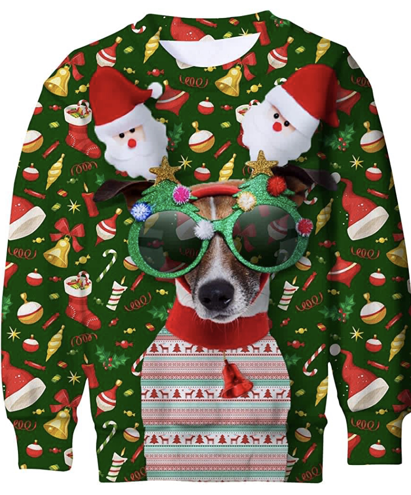 Girls 3D Xmas Fleece Sweater for girls