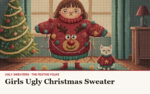 Girls Ugly Christmas Sweater