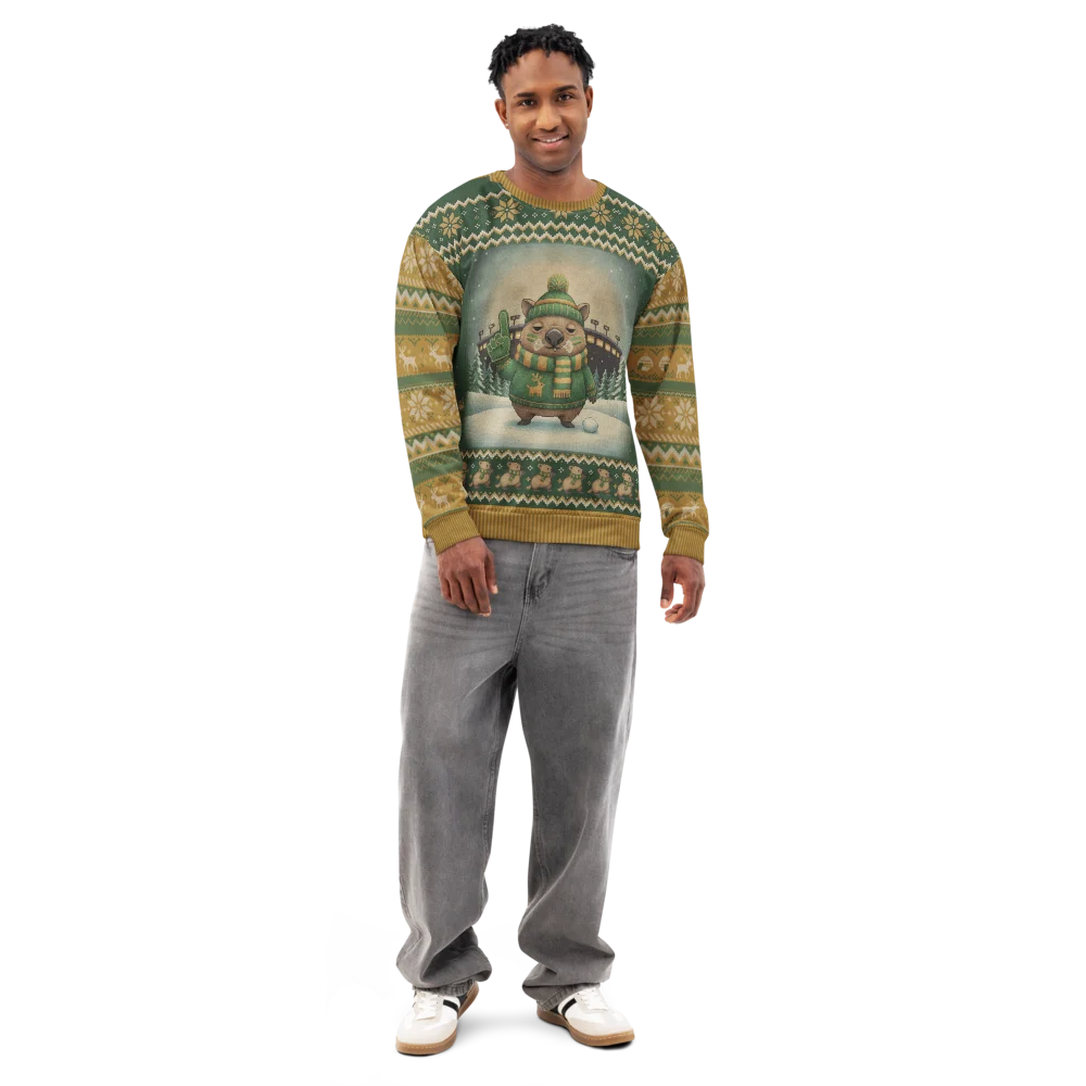 Green Bay Fan Ugly Christmas Sweatshirt, 79.99 US dollars