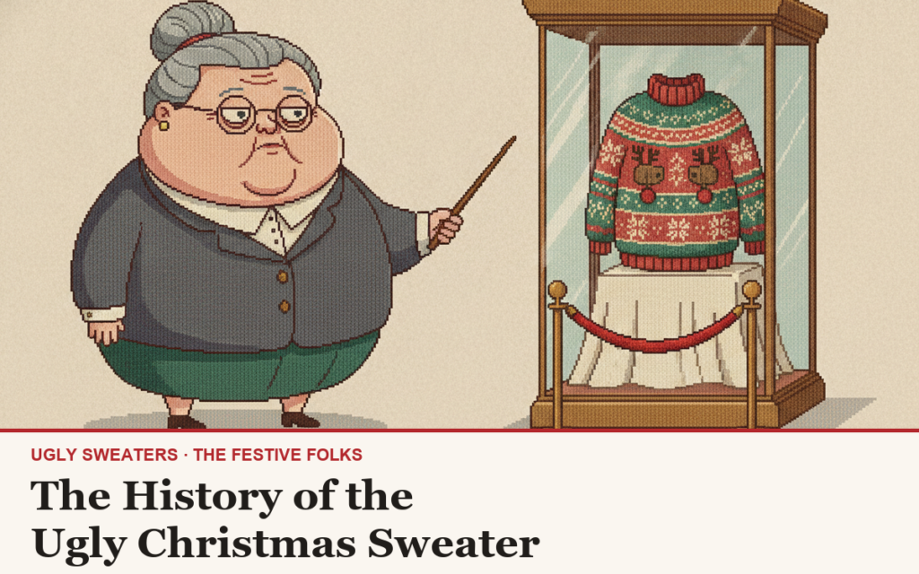 The History of the Ugly Christmas Sweater